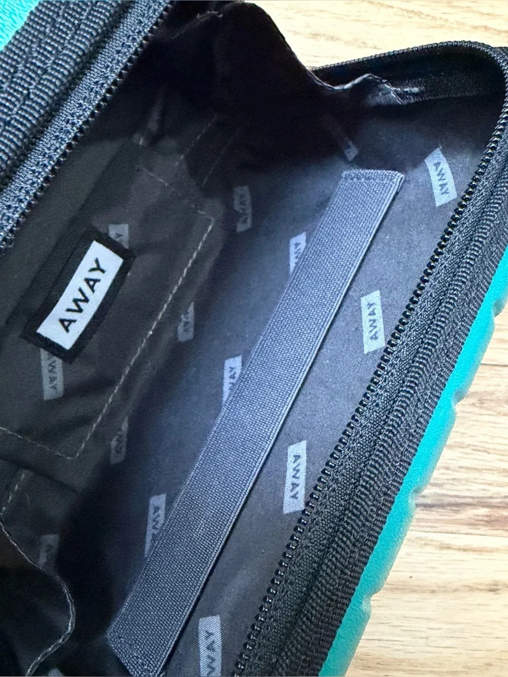 Away travel teal mini suitcase luggage toiletry bag accessories case bag LIMITED